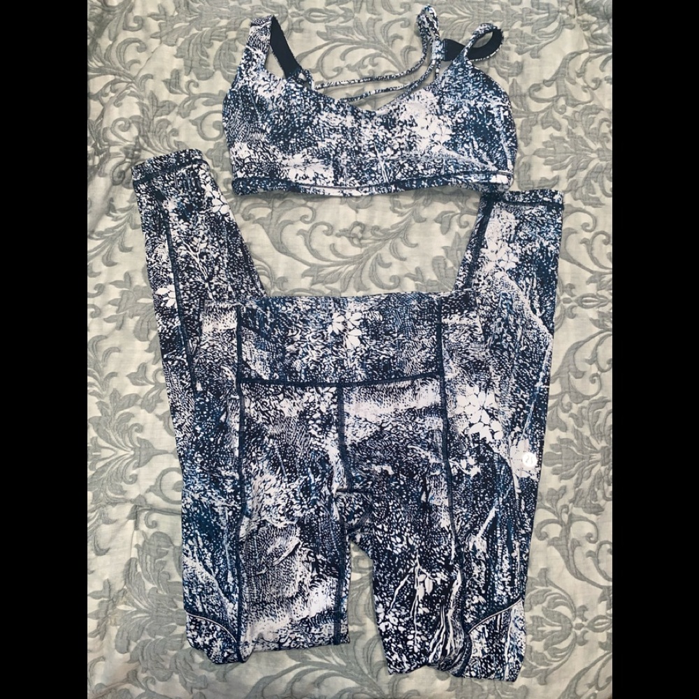 Lululemon matching speed up tight and bra - Picture 3 of 9